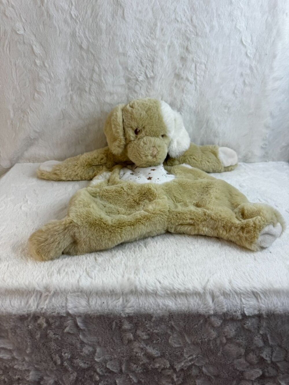 Douglas Baby Shhlumpie Plush Dog Brown Puppy Lovey Security Blanket Stars 2021 - Picture 2 of 5